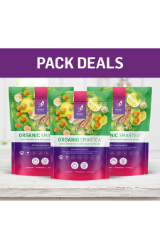 3 pouches of Organic Smartea - Normal SPR £134.97